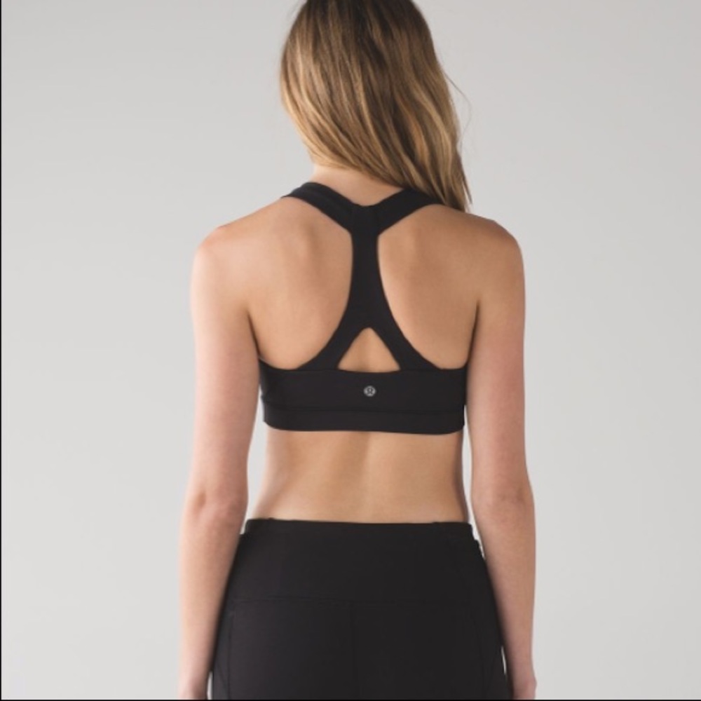 Lululemon Fast Lane Bra In Black
